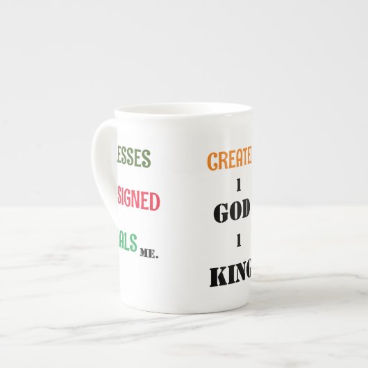 1God1King gemaakt door Collectie Specialty Mok (Links)