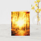 1GOLD het WENSKAART van de ZON Kaart (Gele Bloem)