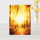 1GOLD het WENSKAART van de ZON Kaart (Gele Bloem)