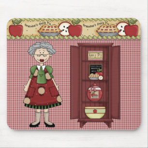 #1Grandma's Apple Pie Mousepad Muismat