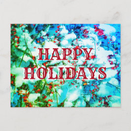 1HAPPY HOLIDAY BERRIES BRIEFKAART horizontaal