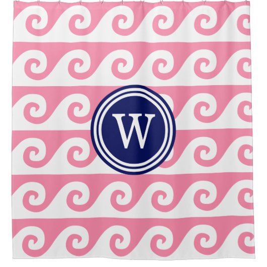 1I Round - GK Wave Douchegordijn (Voorkant)