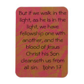 1John1:17 scriptmagneet Magneet (Verticaal)