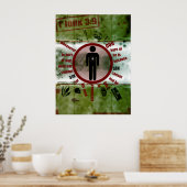 1John 3:9 Kan niet zonnen Poster (Keuken)