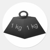 1KG Gewicht Stickers (Voorkant)