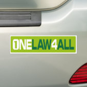 1LAW4ALL-Bumperstickers Bumpersticker (Op auto)