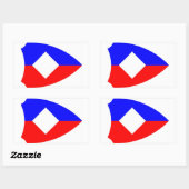1LK zonder ster Rechthoekige Sticker (Vel)