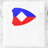 1LK zonder ster Rechthoekige Sticker (Tas)