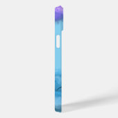 1Mariah Kingston Blue ocean pastel text editable Case-Mate iPhone Case (Achterkant / Rechts)