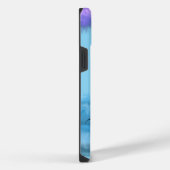 1Mariah Kingston Blue ocean  pastel text editable  iPhone Hoesje (Rechterkant)