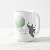 #1Music Lover Ringer Mok (Voorkant rechts)