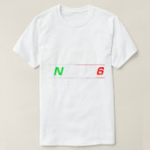 1N23456 Motorfiets T-shirt (Design voorkant)