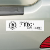1NJ Logo Bumpersticker (Op auto)