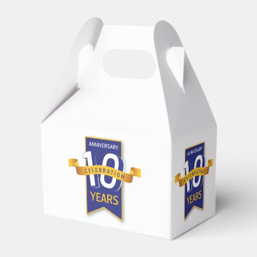 1O Jaar Jubileum Design Bedankdoosjes (Achterkant)