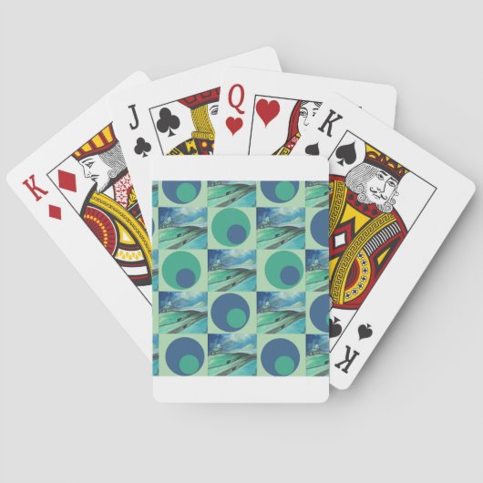 1One Imagination plaats patroon Pokerkaarten (Achterkant)