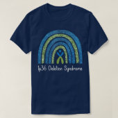 1p36 Deletion Syndrome We Draag blauwe en groene r T-shirt (Design voorkant)