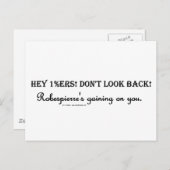 1PctRobespierre Briefkaart (Voorkant / Achterkant)