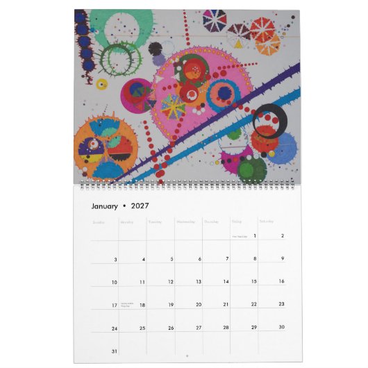 1PEACE GIANT 24-maands CALANDAR (1/2011-12/2012) Kalender (Jan 2027)