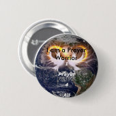 1prayer4all14, ik ben een gebedenker ronde button 5,7 cm (Voorkant /achterkant)