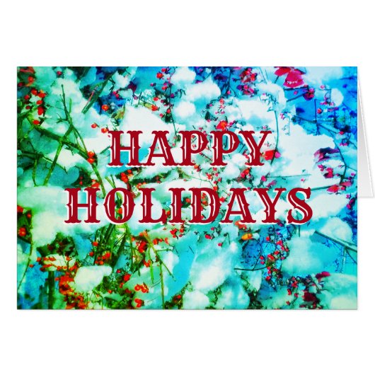 1PRETTIGE FEESTDAGEN RED BERRIES horizontaal (Voorkant Horizontaal)