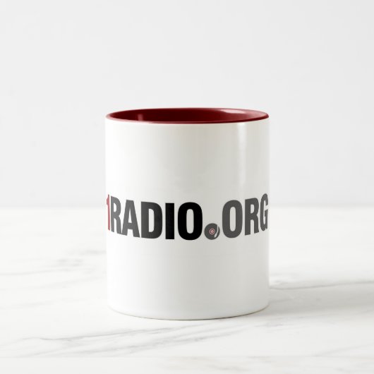 1Radio-Mok Tweekleurige Koffiemok (Center)