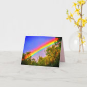 1RAINBOW HORIZONTAAL HELDER WENSKAART KAART (Gele Bloem)