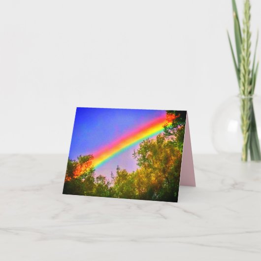 1RAINBOW HORIZONTAAL HELDER WENSKAART KAART (Voorkant)