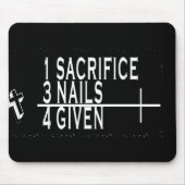 1SACRIFICE + 3 NAILS = 4GIVED CHRISTELIJK JESUS MUISMAT (Voorkant)