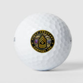 1SG Sergeant-Majoor van de 82nd Airborne Division Golfballen (Voorkant)