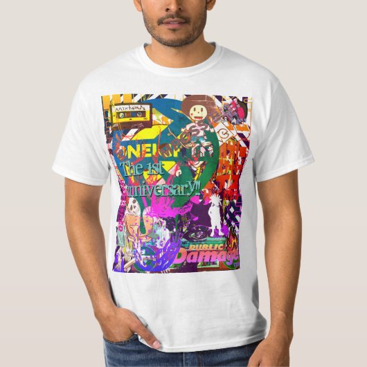 1st anniversary!! ONEIGHTH Tokyo Original  T-shirt (Voorkant)