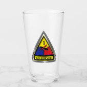 1st Armored Division "Old Ironsides" Framed Patch Glas (Voorkant)
