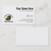 1st AVN BDE Vietnam Vet Huey Visitekaartje (Voorkant / Achterkant)