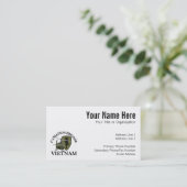 1st AVN BDE Vietnam Vet Huey Visitekaartje (Staand voorkant)