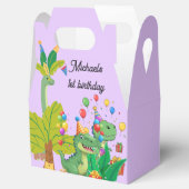 1st Birthday Dinosaur Minimal baby boy Bedankdoosjes (Geopend)