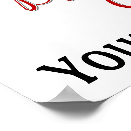 1st Birthday Girl - Lady Bug - 1 - Ladybug Poster (Hoek)