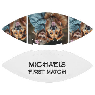 1st Birthday Keepsake Photograph American Football