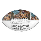 1st Birthday Keepsake Photograph American Football (Voorkant)