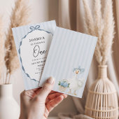 1st Birthday Party Cute Duck  Kaart