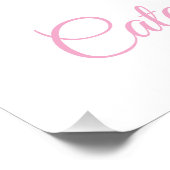 1st Birthday Poster Sign Highland Cow (Hoek)