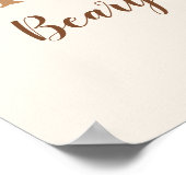 1st Birthday Teddy Bear Birthday Boy Poster (Hoek)