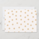 1st Birthday Teddy Bear with Brown Balloons Kaart (Achterkant)