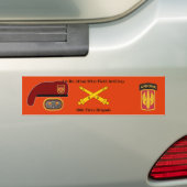 1ST BN 321ST Bumpersticker van veldartillen (Op auto)