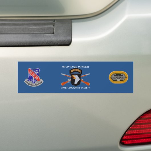 1ST BN 327th INFANTRY 101ST ABN BUMPERSTICKER (Op auto)