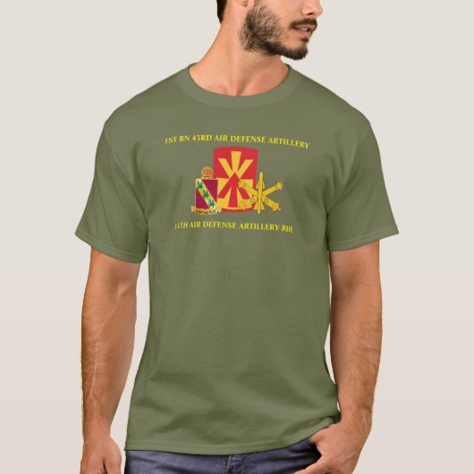 1ST BN 43RD AIR DEFENSE ARTILLERY 11TH AIR DEFENSE T-SHIRT (Voorkant)