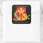 1ST BN 43RD AIR DEFENSE ARTILLERY 11TH AIR DEFENSE VIERKANTE STICKER (Tas)