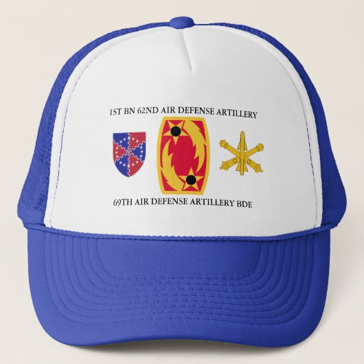 1ST BN 62ND AIR DEFENSE ARTILLERY 69TH AIR DEFENSE TRUCKER PET (Voorkant)