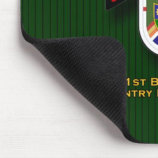 1st Bn, 75e infanterie - Rangers flash & scroll Muismat (Hoek)