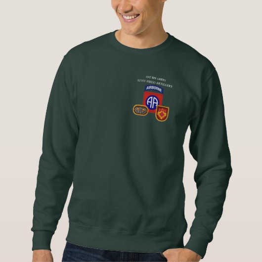 1ST BN (ABN) 321ST VELD ARTILLERY SWEATSHIRT (Voorkant)