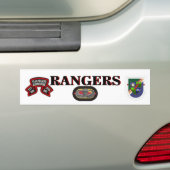 1ST BN (RANGER) 75E Infanterieur Bumpersticker (Op auto)