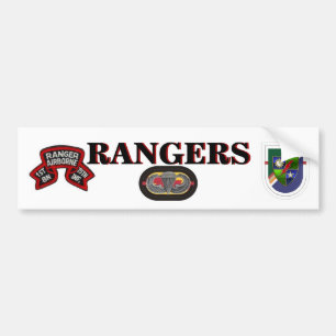 1ST BN (RANGER) 75E Infanterieur Bumpersticker
